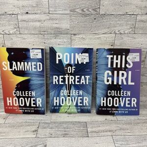 NWT- Colleen Hoover SLAMMED SERIES Set - Slammed, Point of Retreat, This Girl